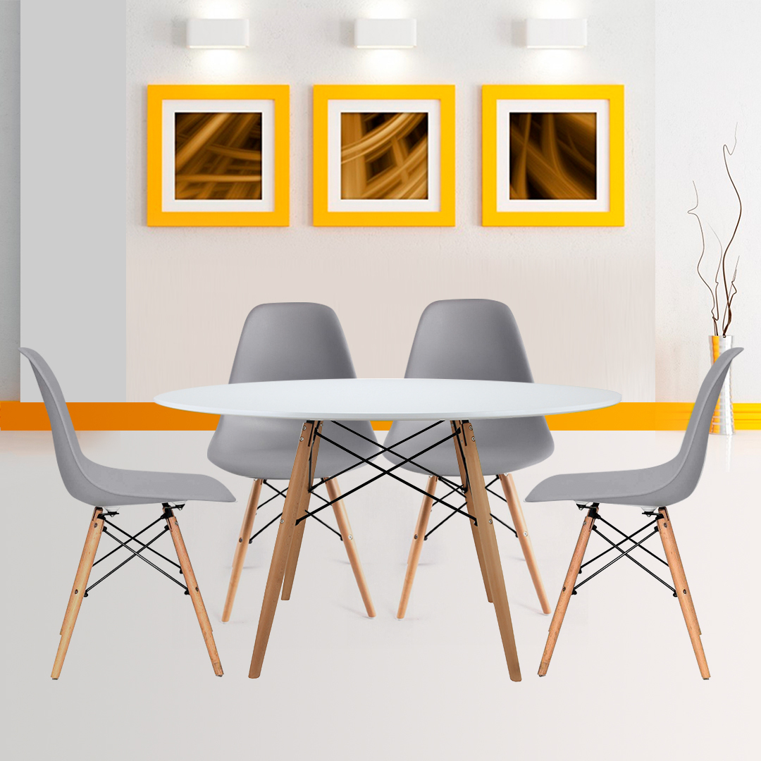 Стол Eames белый 120 см Bradex Home FR 0052