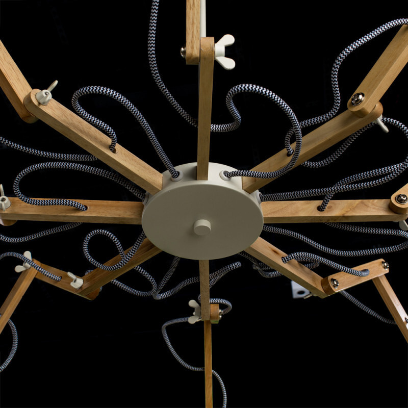 Люстра на штанге Arte Lamp A5700LM-8WH