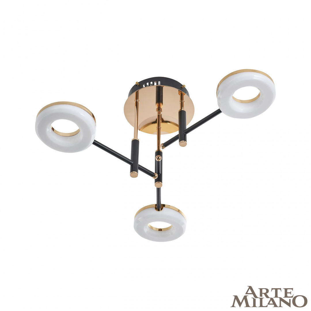 Люстра светодиодная 272999/3 BK/GD Arte Milano