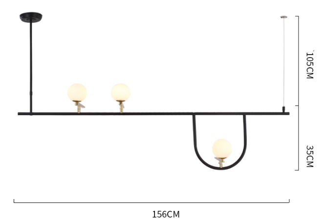 Подвесной светильник Yanzi by ImperiumLoft