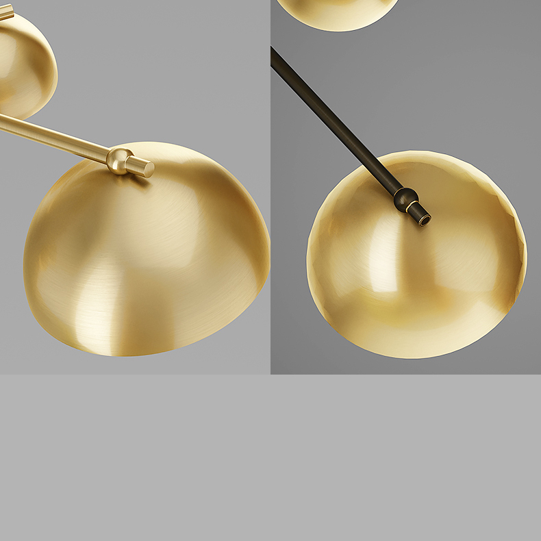 Потолочная люстра FABIANA L10 Brass Black by ImperiumLoft
