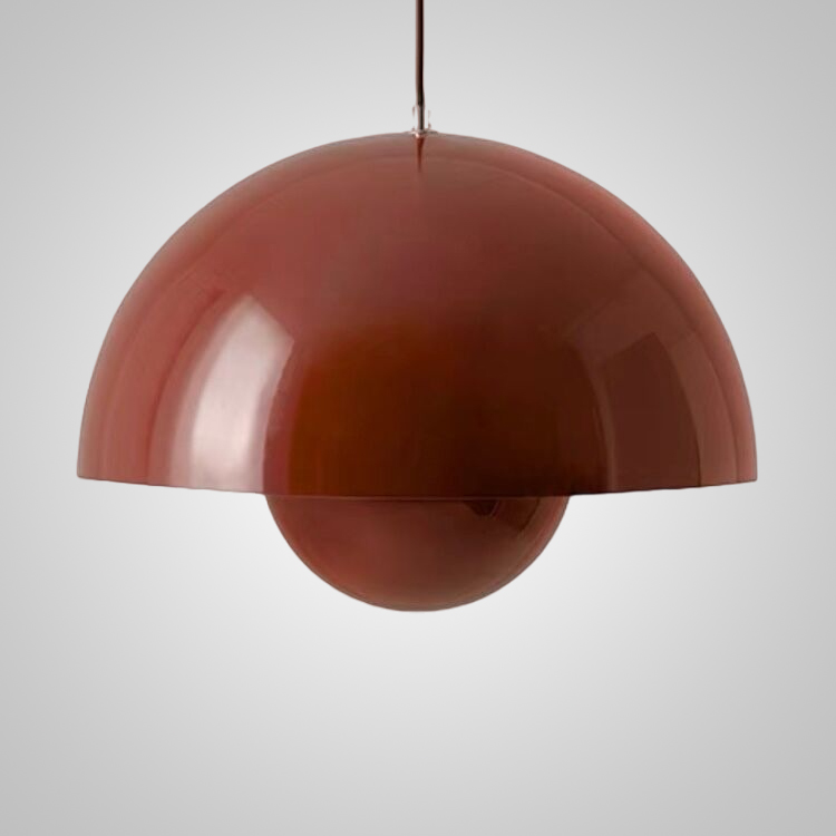 Подвесной светильник FLOWERPOT D40 Red by ImperiumLoft