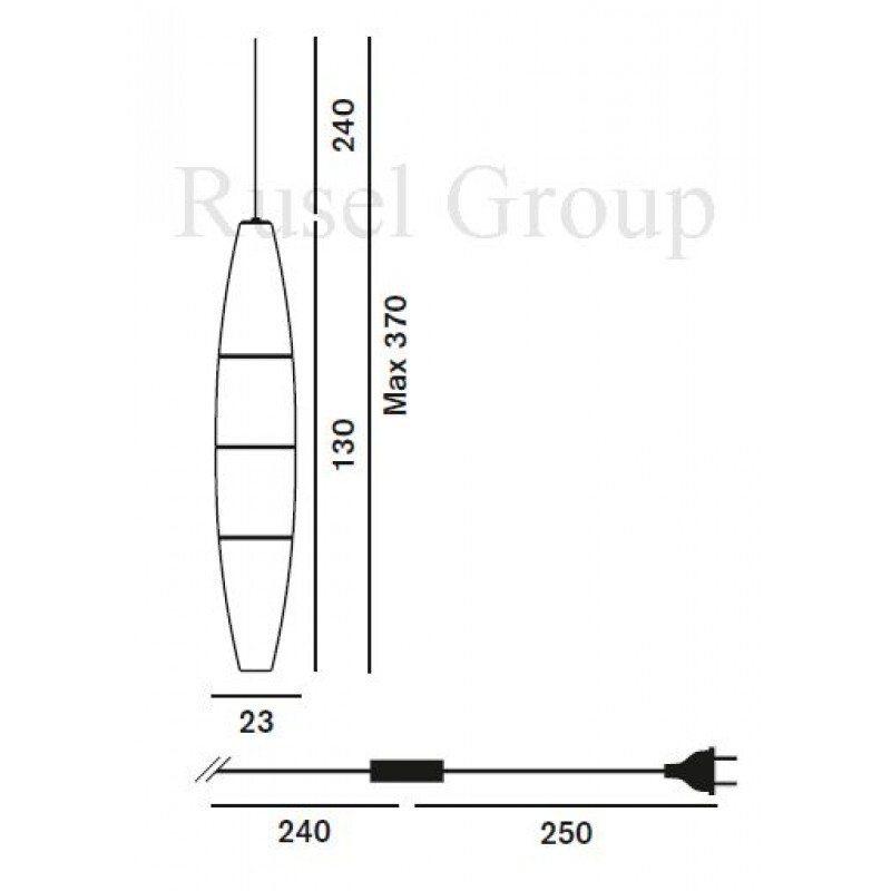 Подвесной светильник Foscarini Havana Outdoor sospensione