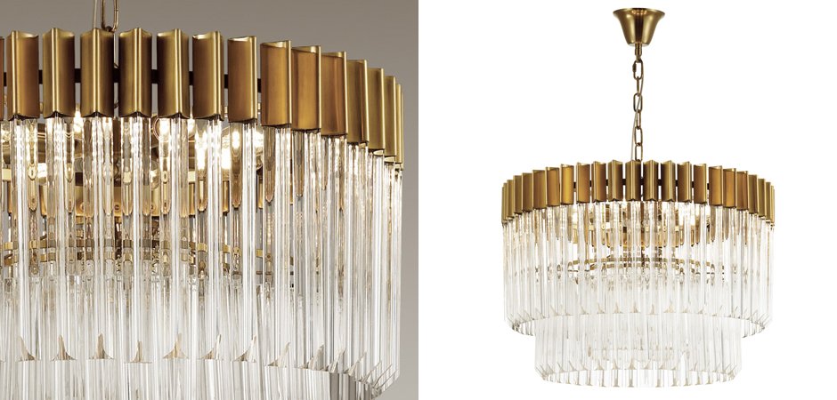 Люстра Triangular Canes Coliseum By Imperiumloft