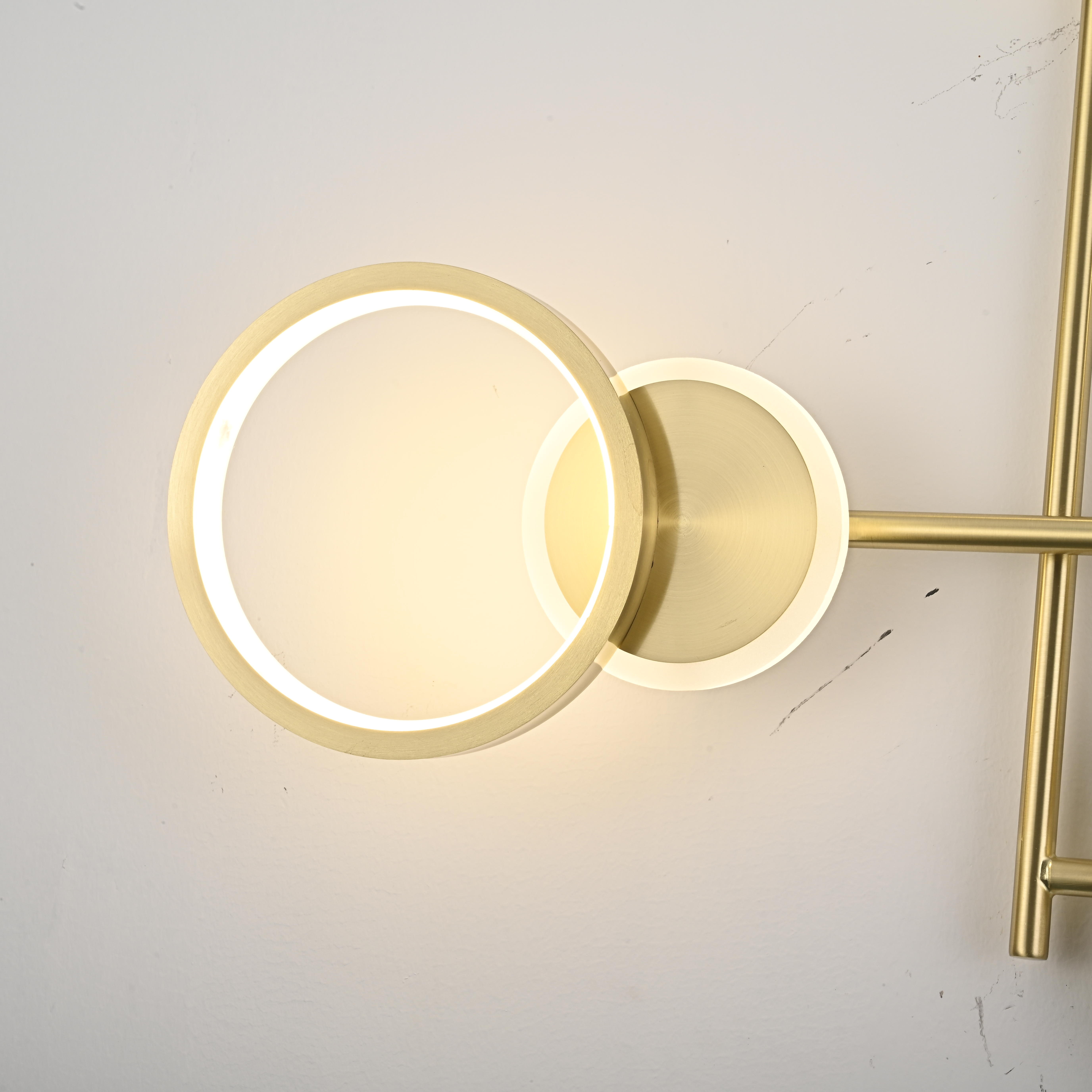 Настенный светильник ZINGY E Brass by ImperiumLoft