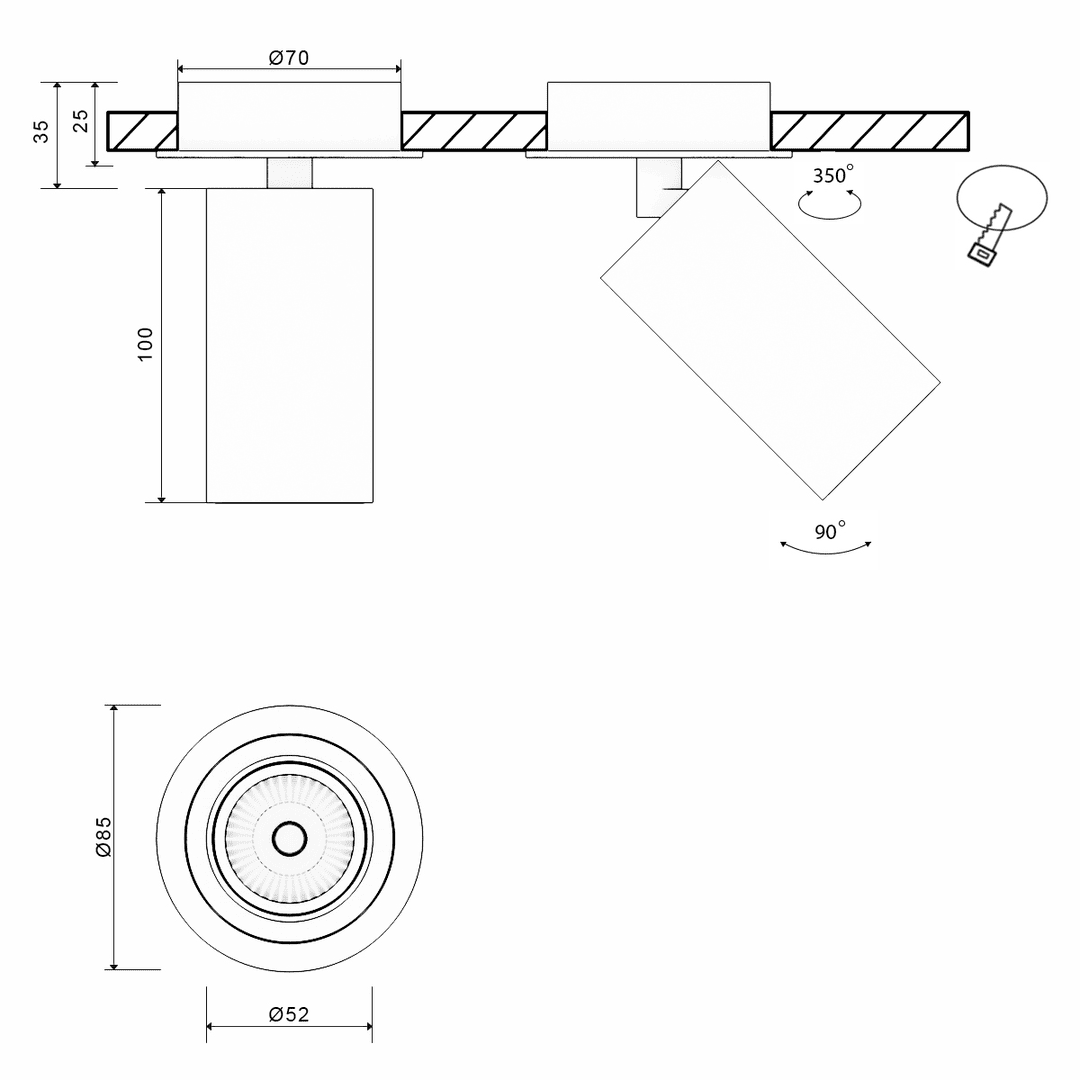 Крепление SWG MINI-VL-M4-WH