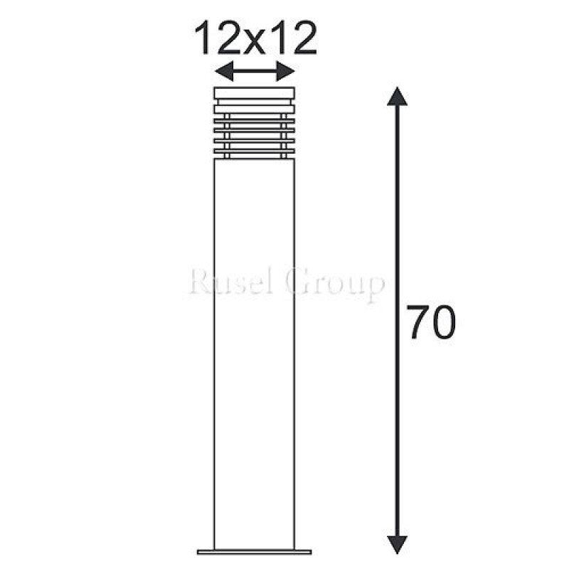 Уличный светильник SLV ARROCK GRANITE 70 231411