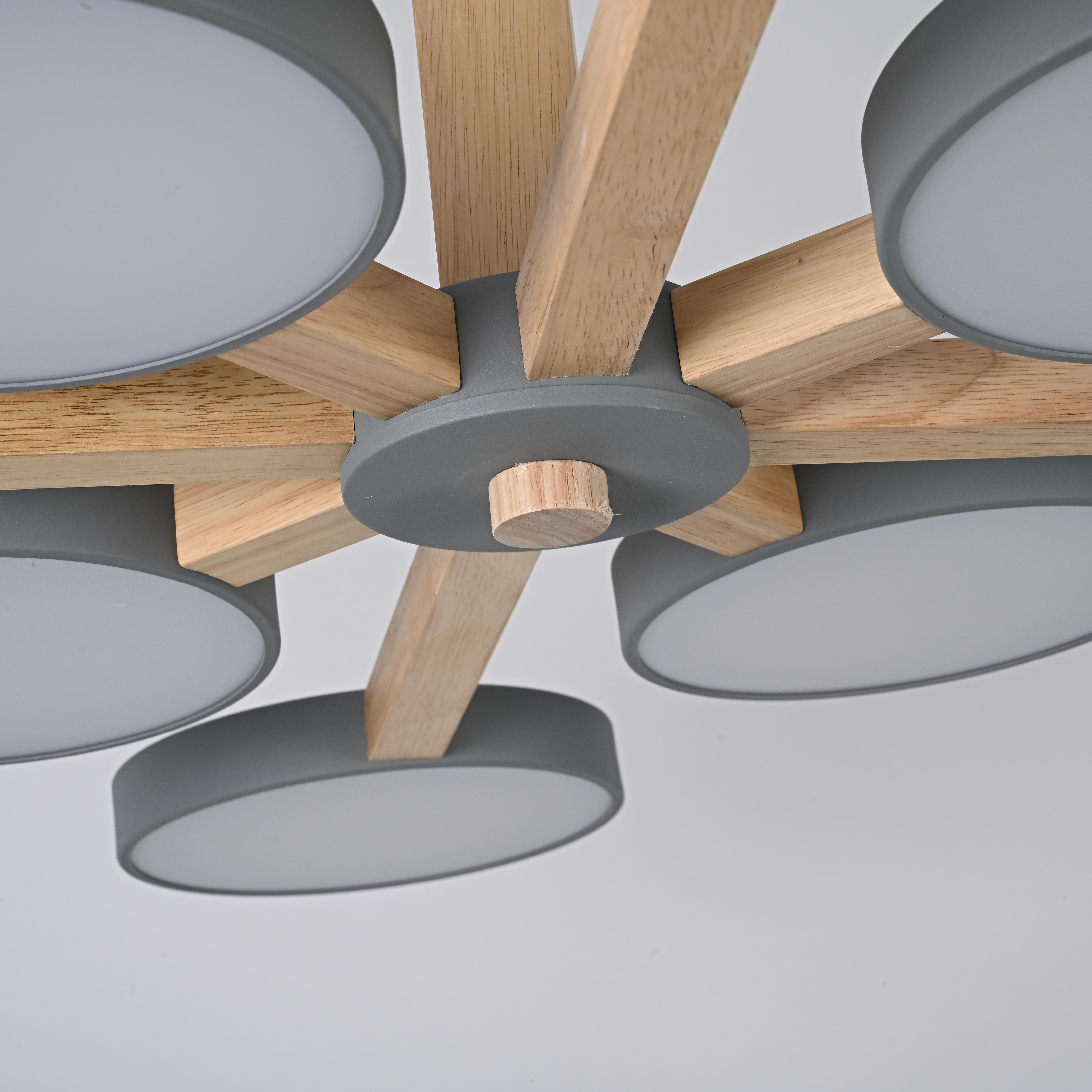 Потолочный светильник TURNA L8 Grey by ImperiumLoft
