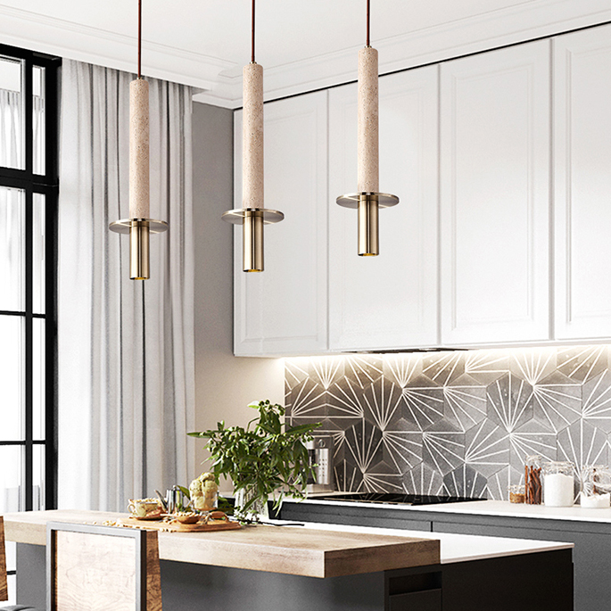 Подвесной светильник HAGBART DUO Brass by ImperiumLoft