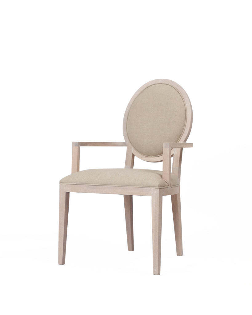 Полукресло Бенуа Louvre Home P2202 brushed light oak