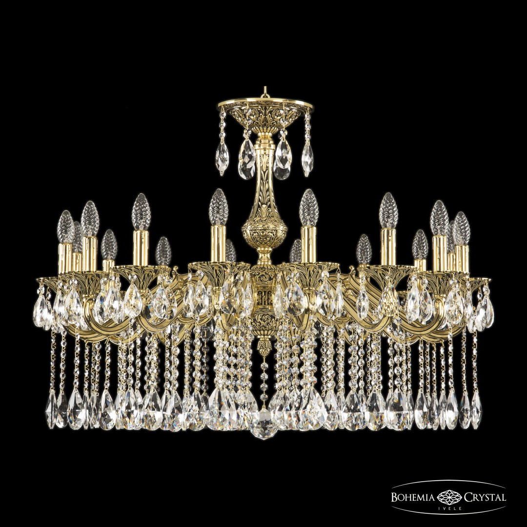 Люстра бронзовая с хрусталём 72102/16/300 A GB