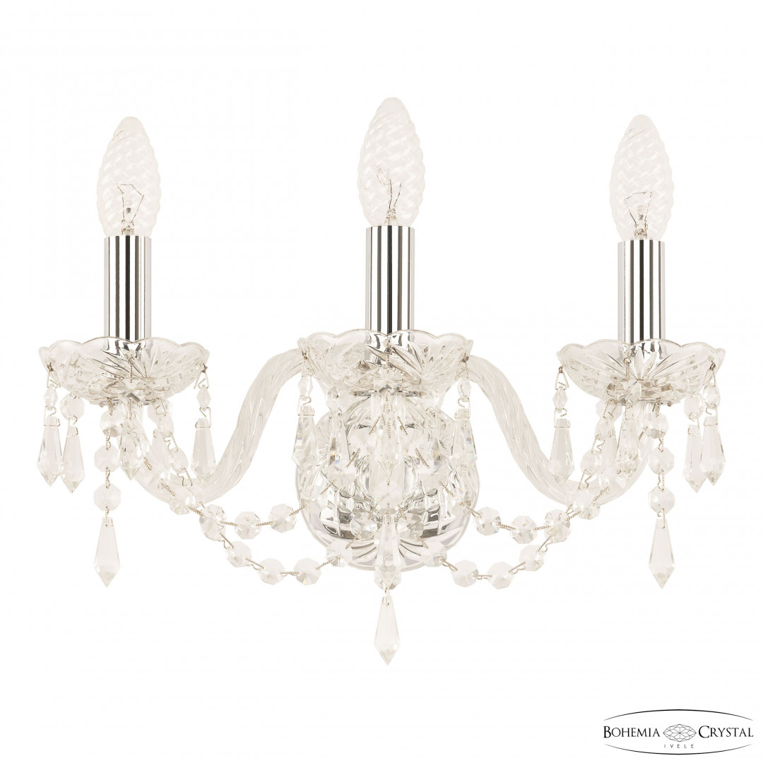 Бра хрустальные 104B/3/141 Ni Bohemia Ivele Crystal