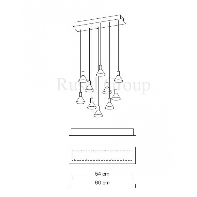 Подвесной светильник Fabbian MULTISPOT POLAIR F32 A48 00