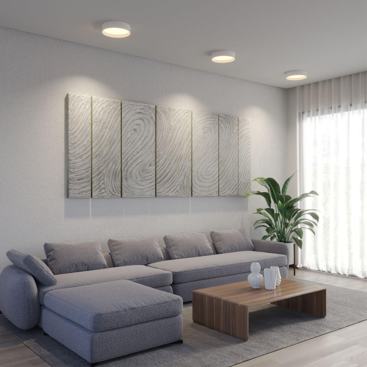 Светильник накладной светодиодный с переключателем цветовой темперетуры Novotech 359600 Светильник накладной светодиодный с переключателем цветовой темперетуры Novotech 359600