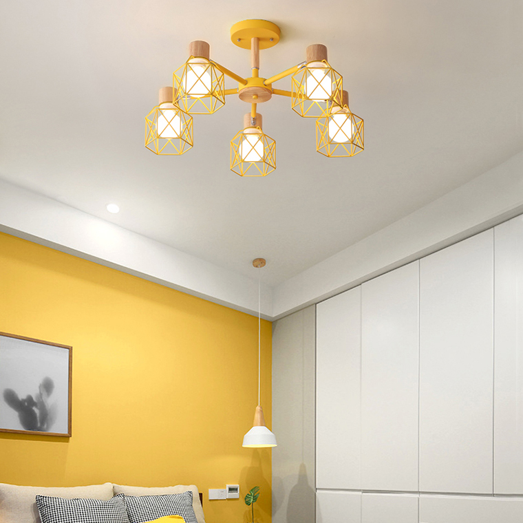 Потолочная люстра CORF B3 Black 3 lamps by ImperiumLoft
