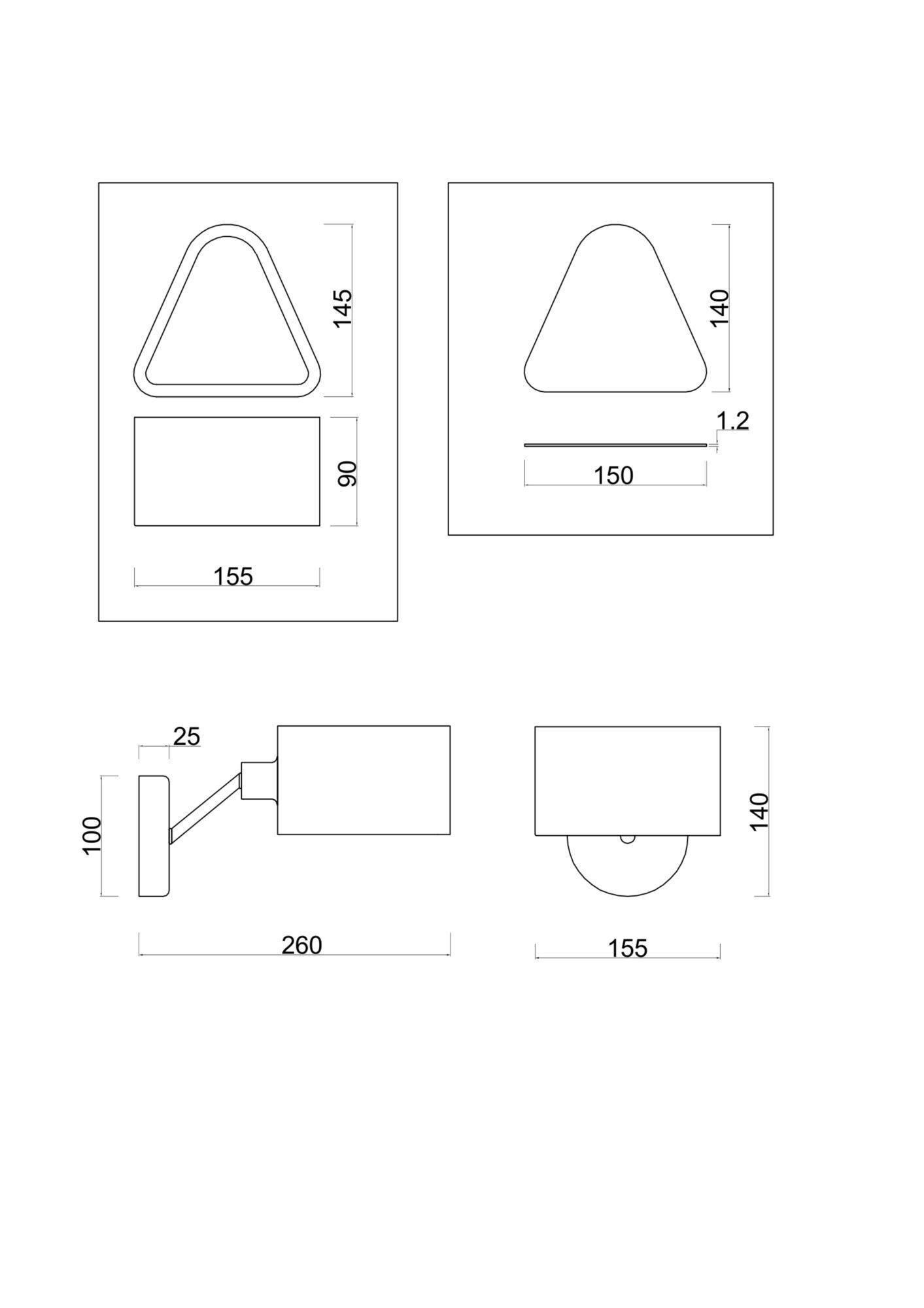 Бра Freya FR5040WL-01CH