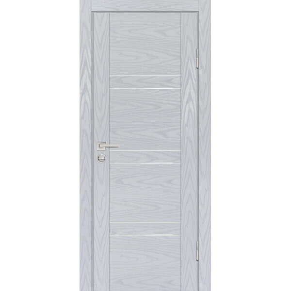 Межкомнатная дверь Graf PSM-6 белоснежный лакобель Дуб скай серый (1900 х 600)