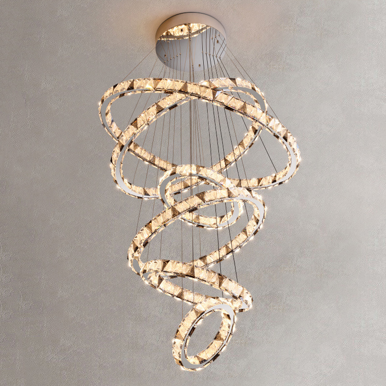 Подвесная люстра ALEKSANDRIN D40+60+80+50+120+100 by ImperiumLoft