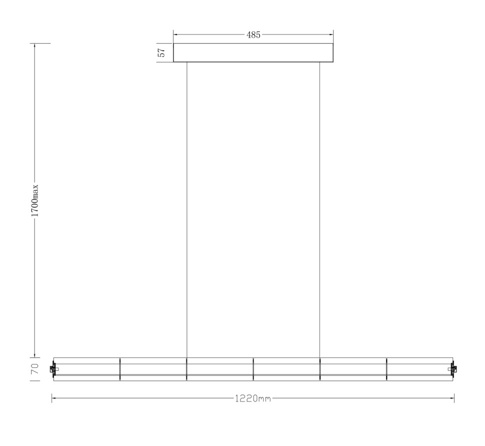 Люстра подвесная Fluorite FL1178-5P