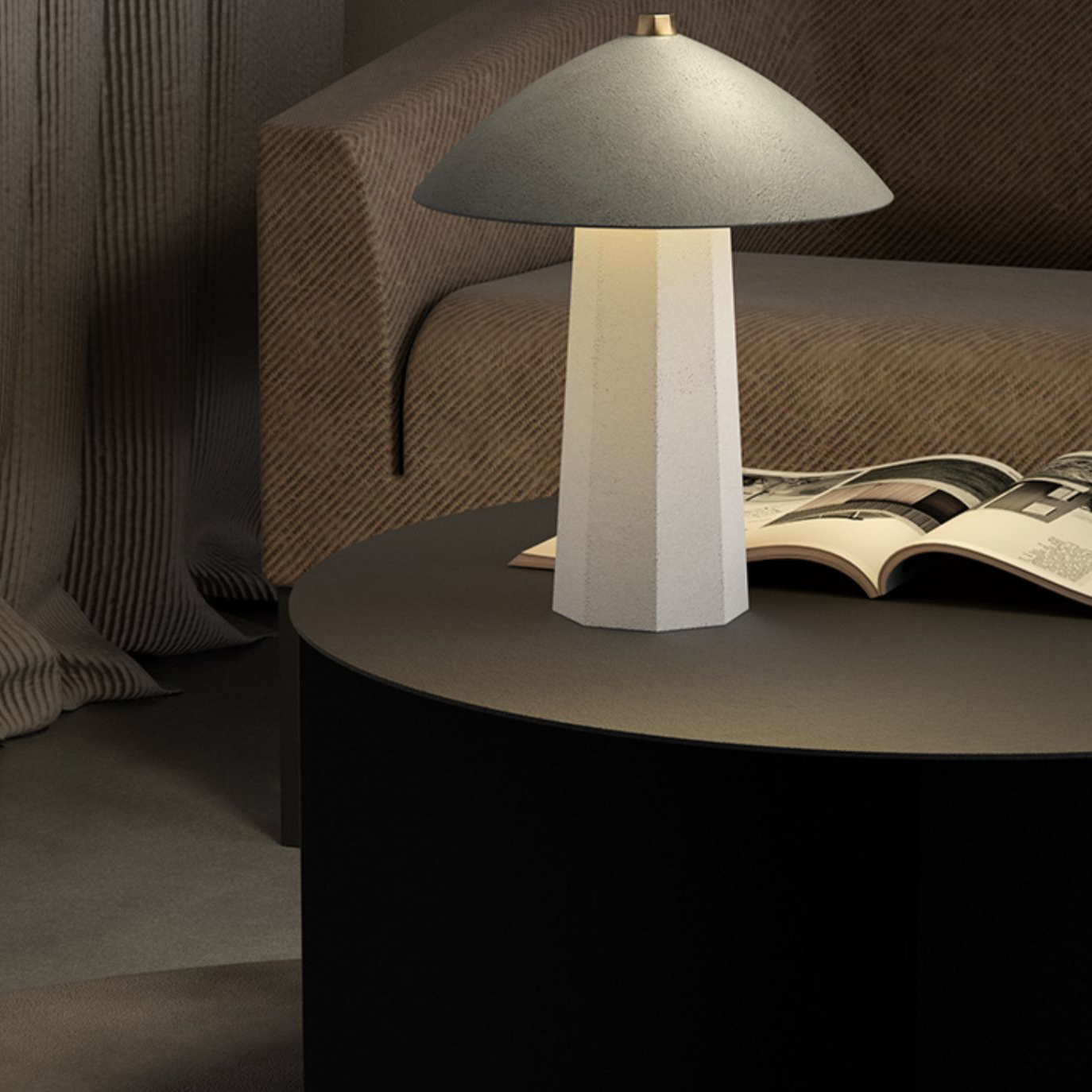 Настольная лампа ROMAR White by ImperiumLoft