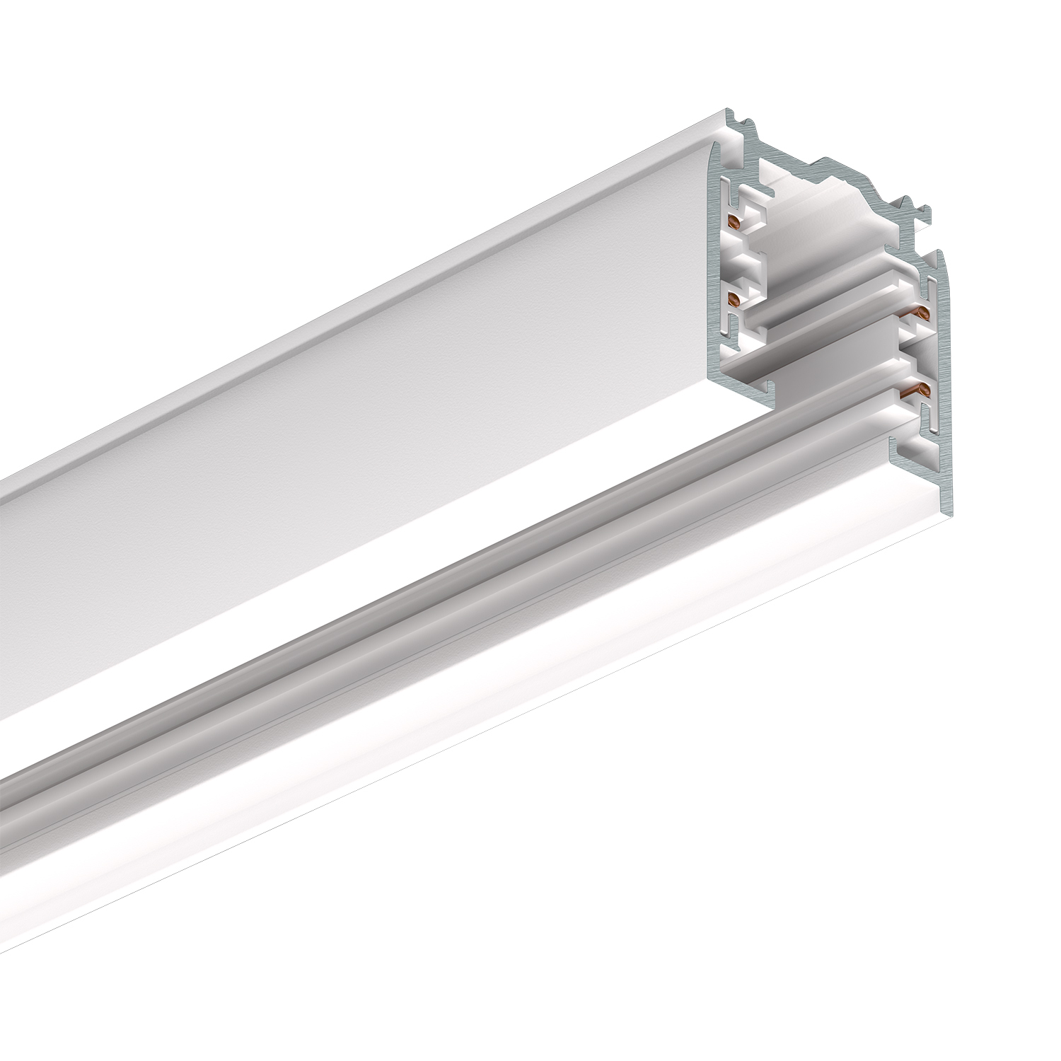 Трехфазный трек (накладной) Ledron АВД-5102 White