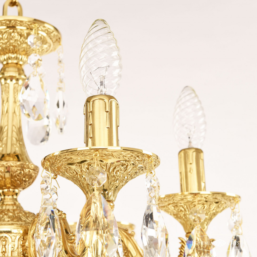 Люстра бронзовая с хрусталём 71101/6/125 A G