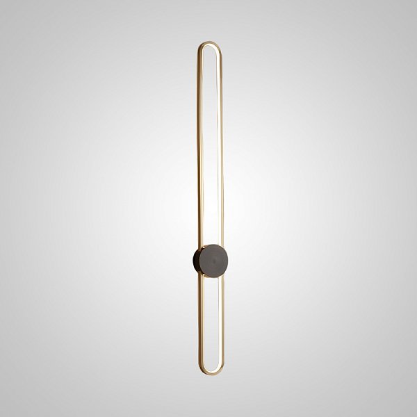 Настенный светильник HEIDY L H120 Brass Black by ImperiumLoft