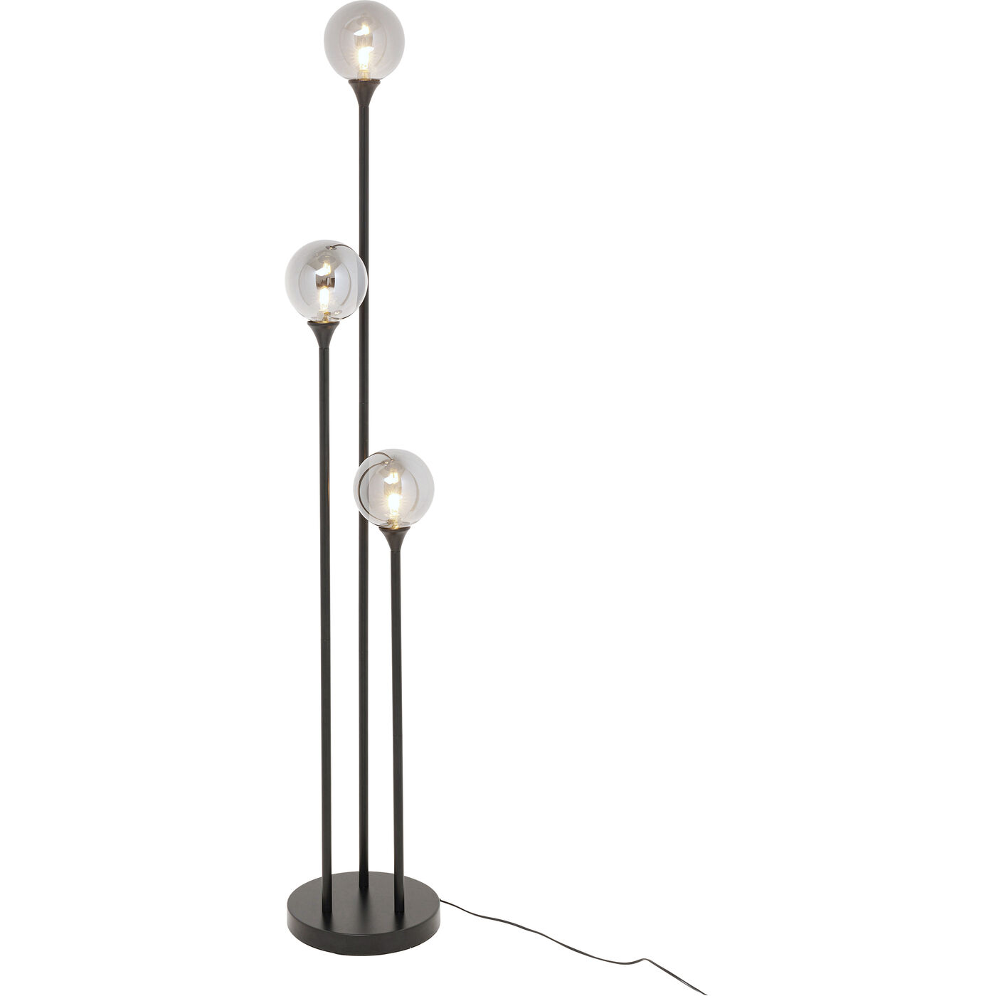Светильник напольный Al Capone Tre Black 175cm KARE 57460