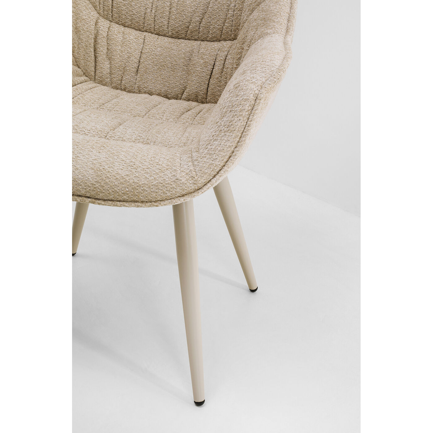 Стул с подлокотниками Thelma Greige KARE 70818