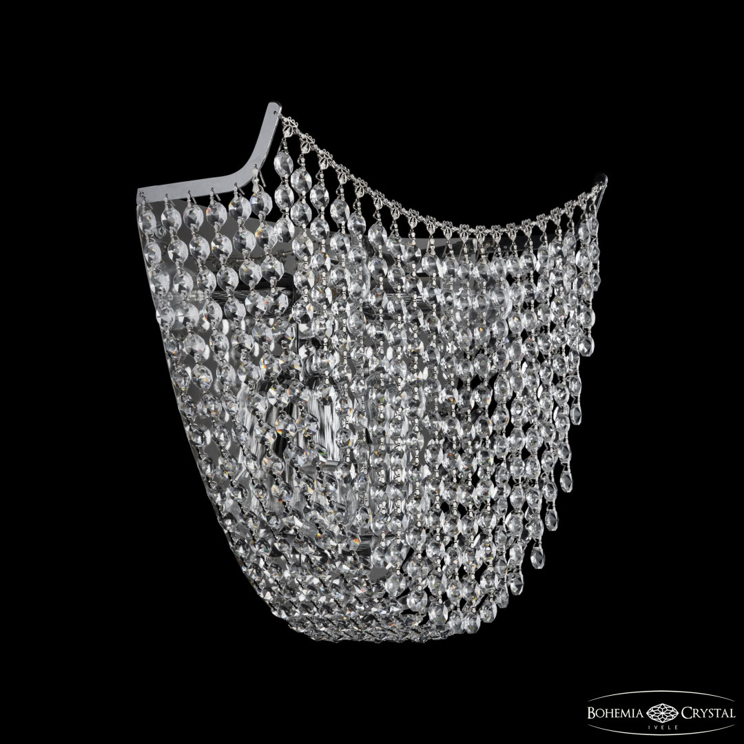 Бра хрустальный 77081B/34 Ni Bohemia Ivele Crystal