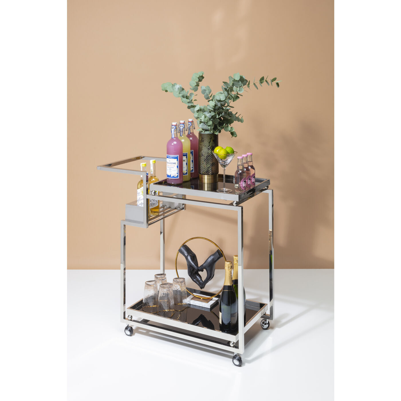 Столик-тележка KARE Barfly 81388