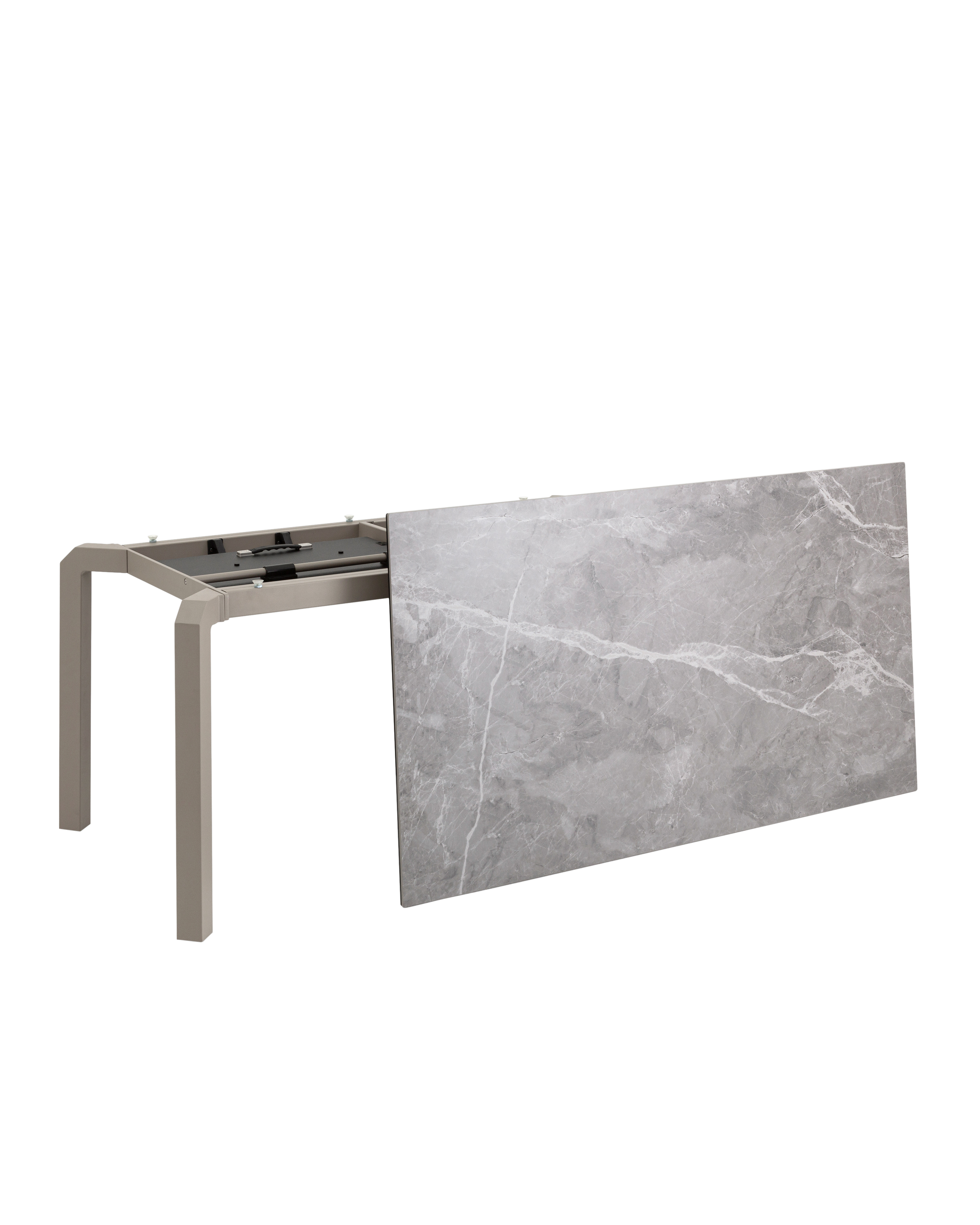 Стол обеденный Varden раскладной 160-220х90 см керамика серый Stool Group
