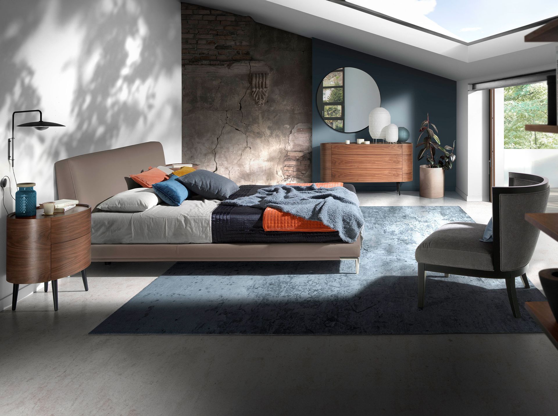 Комод AC2001DR /7075 овальный ореховый Angel Cerda