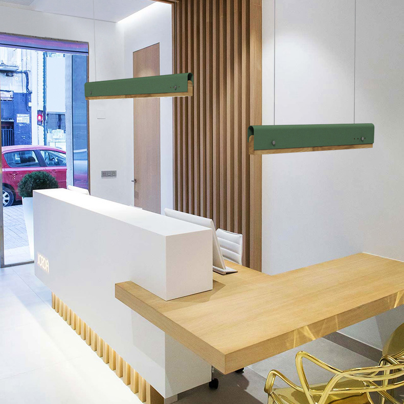 РЕЕЧНЫЙ ПОДВЕСНОЙ СВЕТИЛЬНИК BOOK 3 L60 Green by ImperiumLoft