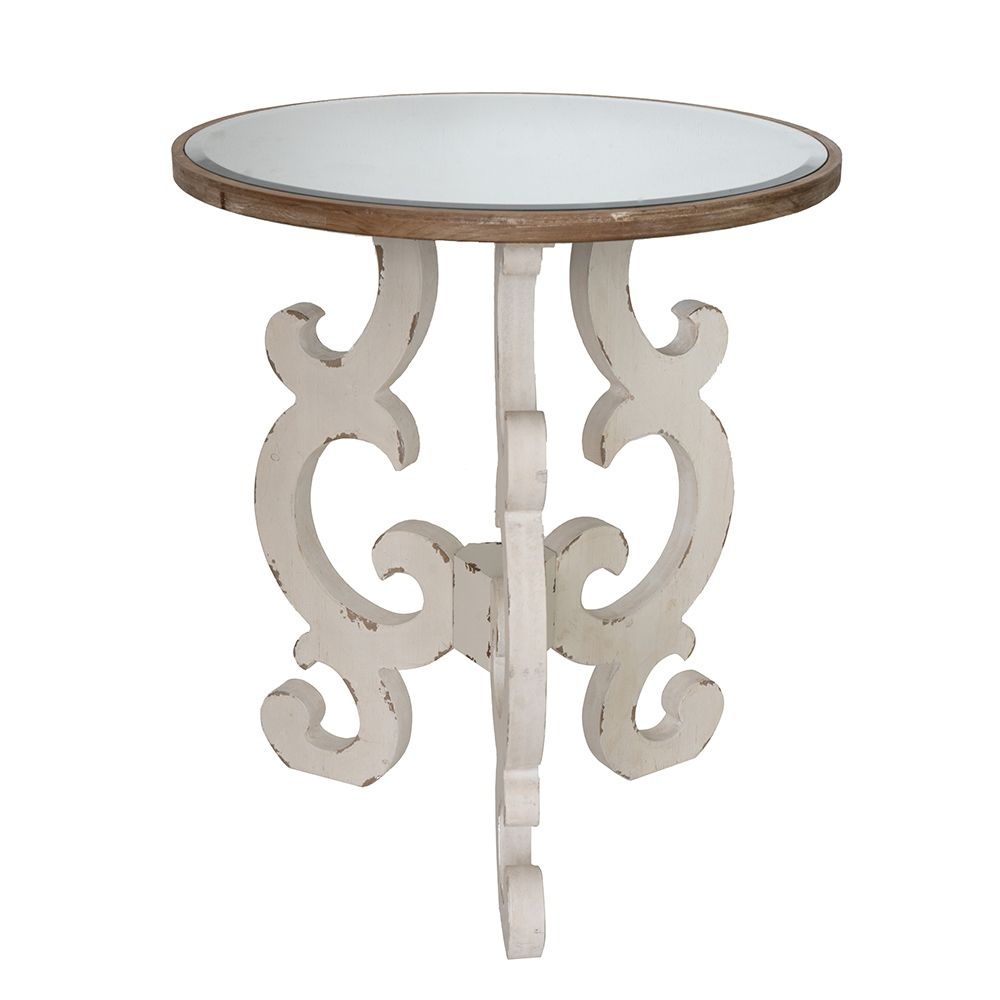 Столик интерьерный с зеркальной столешницей Glasar SA80183-DS