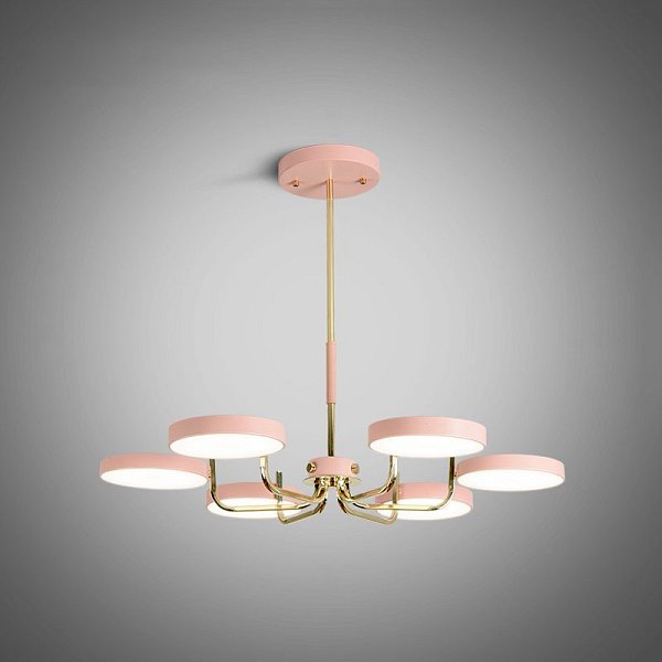 Подвесная люстра TAVIS D78 Pink by ImperiumLoft