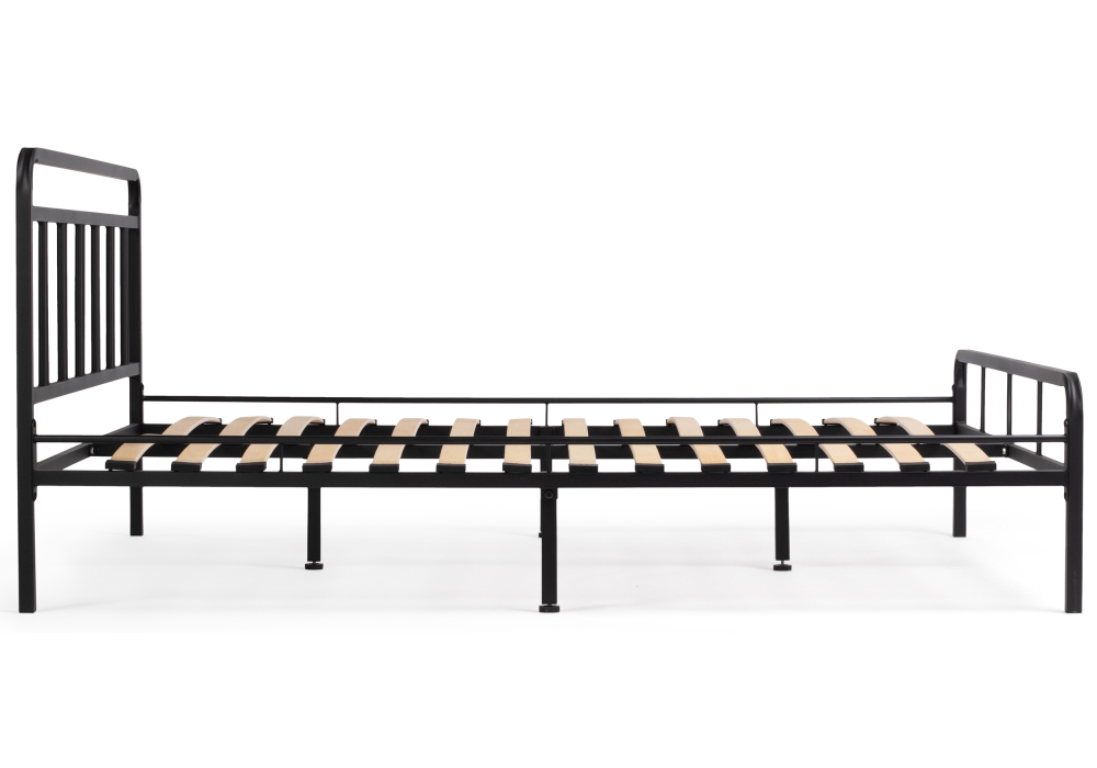 Кровать Woodville Рейк 140х200 черная 403025