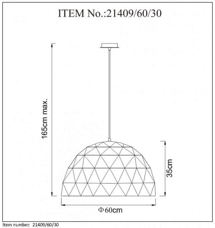Подвесной светильник LUCIDE 21409/60/30
