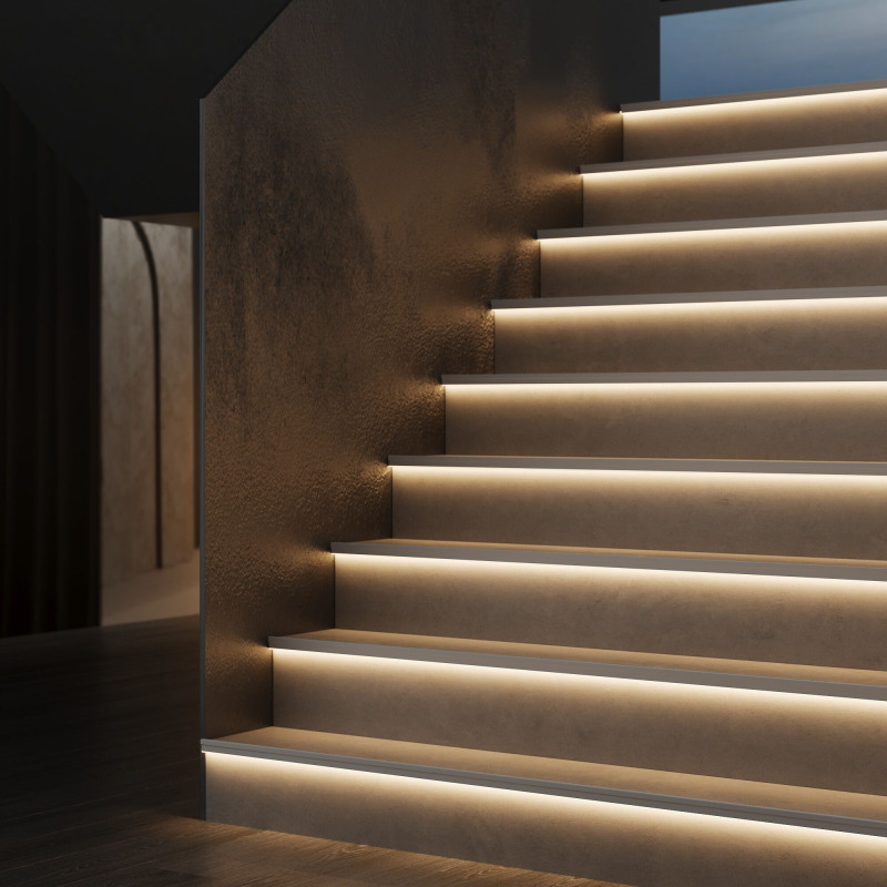 Профиль Elektrostandard LL-2-ALP025 Встраиваемый профиль(под ленту до 11m)