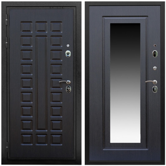 Дверь входная Graf Триумф МДФ 16 мм ФЛ-183 Венге ГОТОВАЯ / МДФ 16 мм ФЛЗ-120 Венге