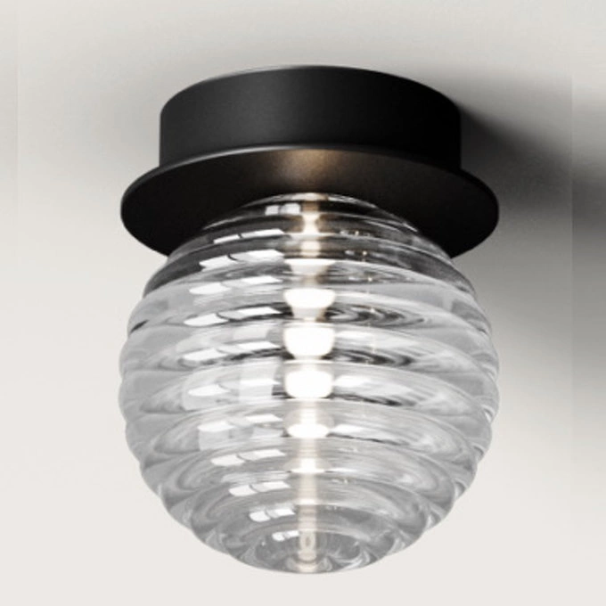 Полоточный/настенный светильник Doul черный Aromas del Campo