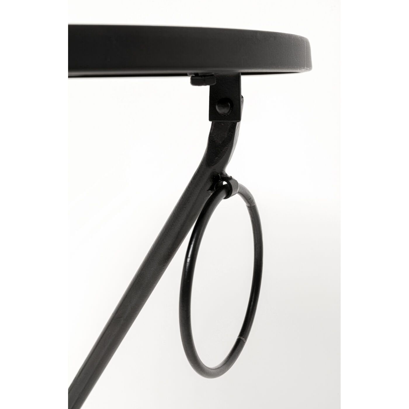 Приставной стол Clack Mosaic Green Blue Ø35cm KARE 70313