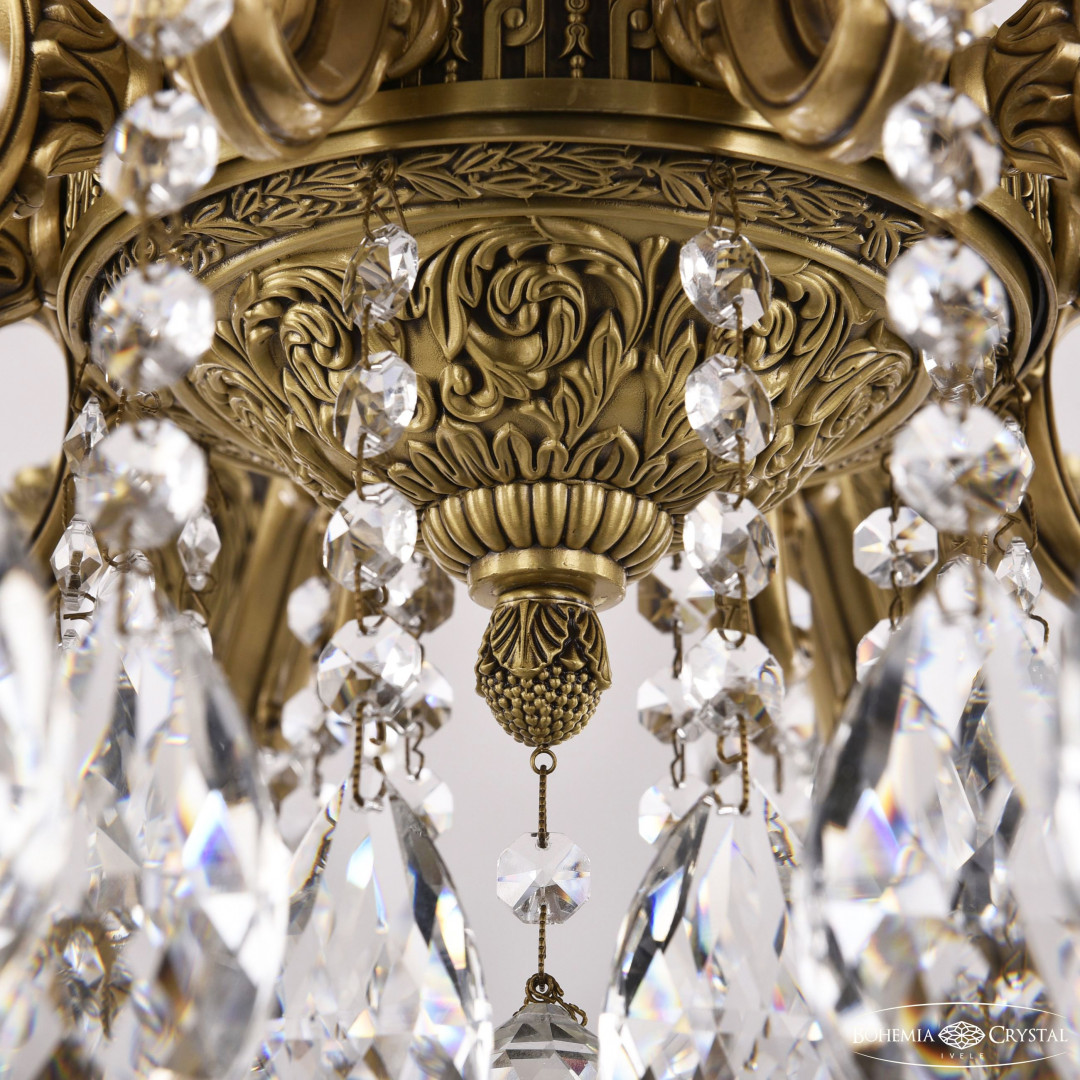 Люстра бронзовая с хрусталём 72202/10/210 A FP