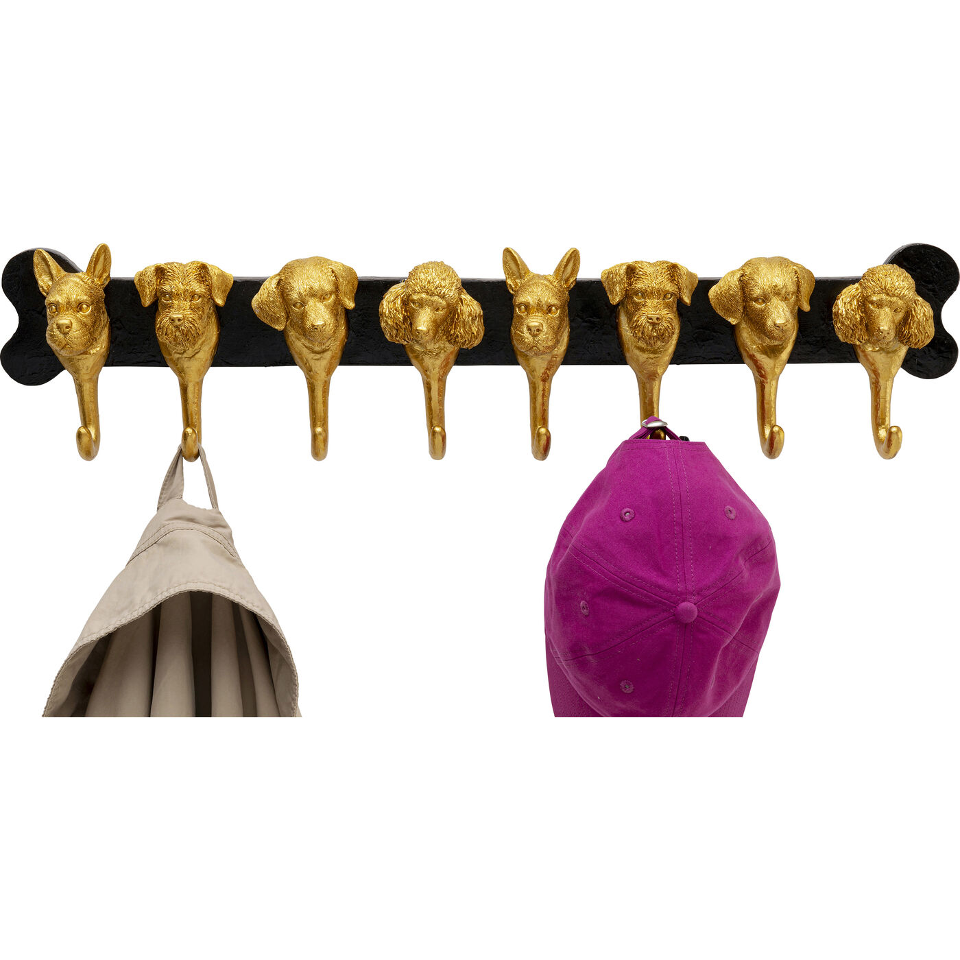 Вешалка Dog Family Gold 69cm KARE 70616