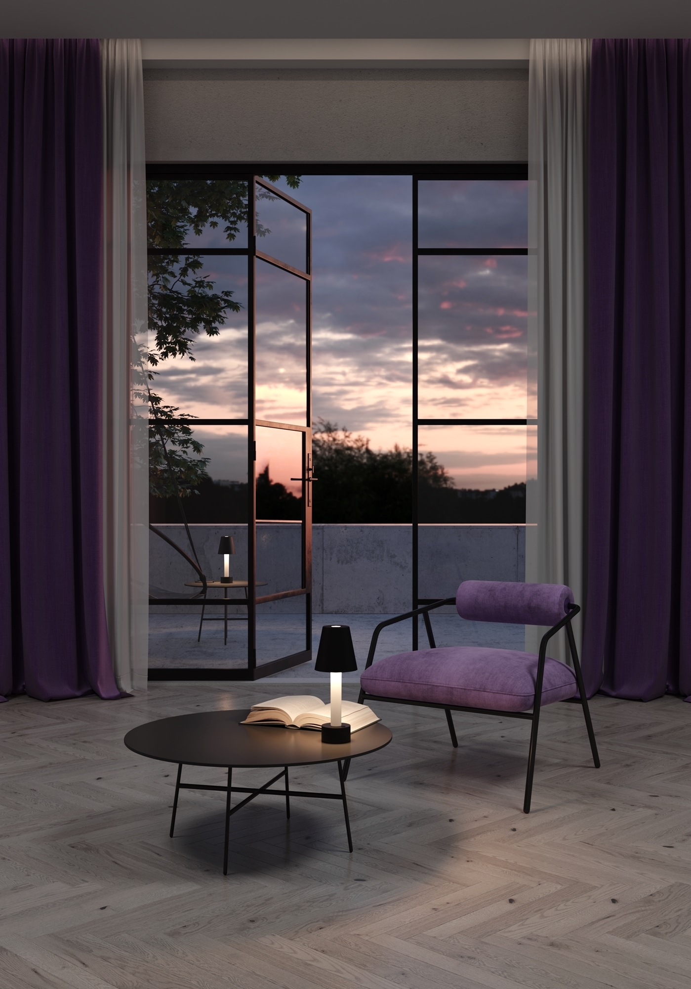 Аккумуляторный светильник Maytoni MOD104TL-3AB3K