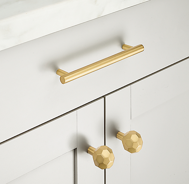 Ручка-скоба Restoration Hardware Durham L.15.2 Lac.Burnished Brass