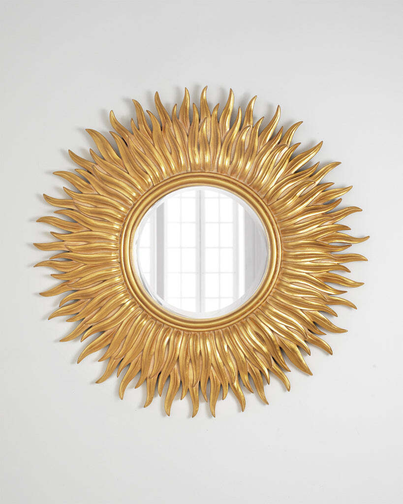 Зеркало в золотой раме Фелиция Louvre Home LH020G