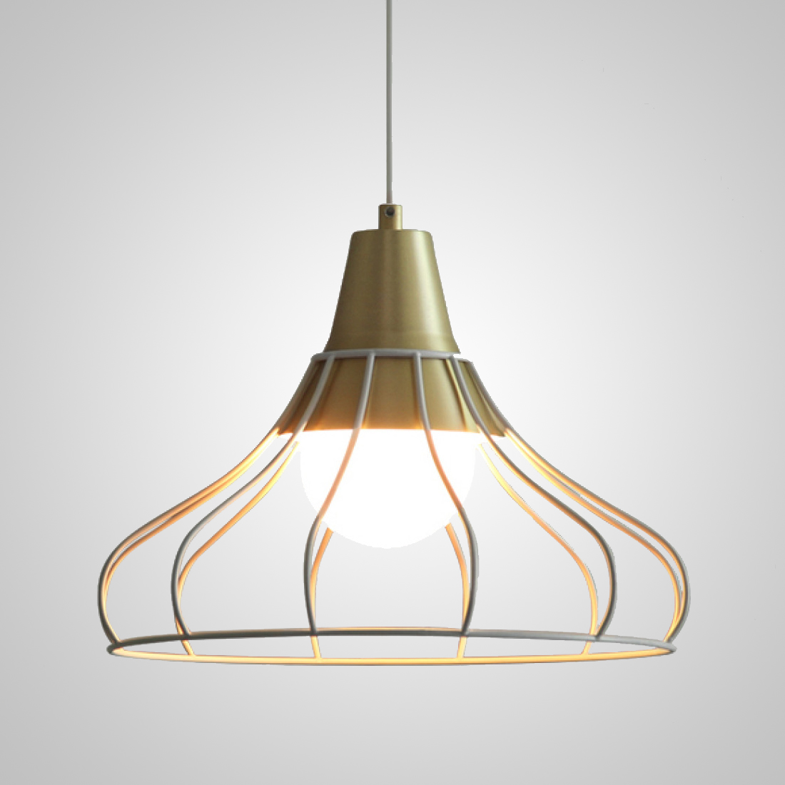 Подвесной светильник GRID4 D32.5 White by ImperiumLoft