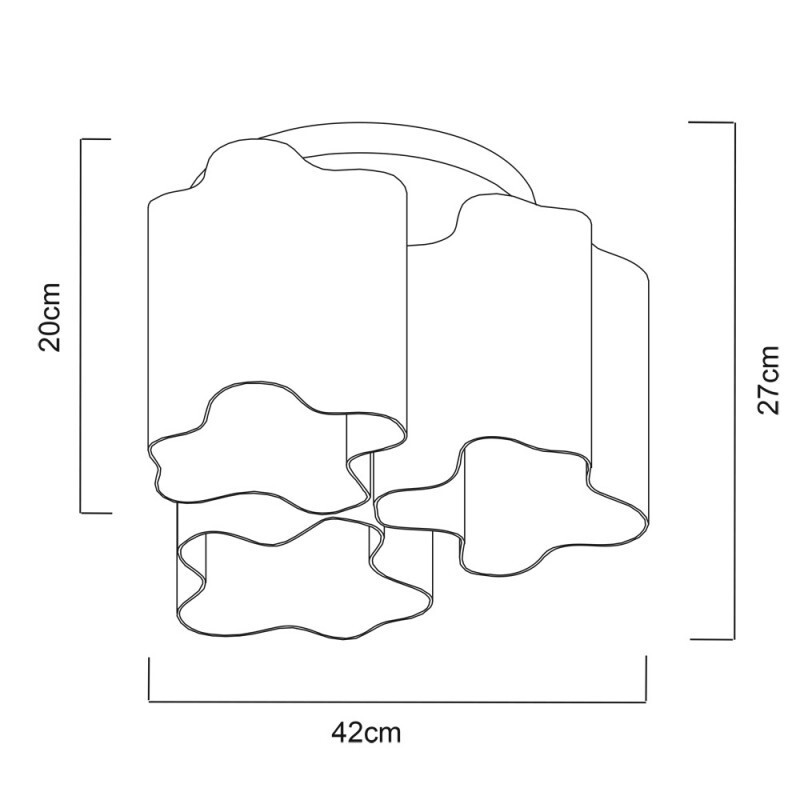 Накладная люстра Arte Lamp A3479PL-3CC