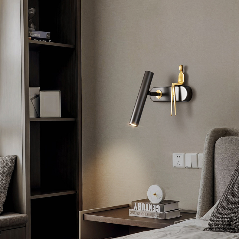 Настенный светильник REMUS Left Brass by ImperiumLoft